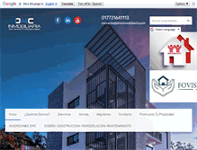 Tablet Screenshot of dmcinmobiliaria.com